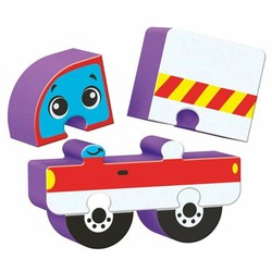 Juguetes construcción niños - Puzzle Reig Vehículos sonoro para bebés 2