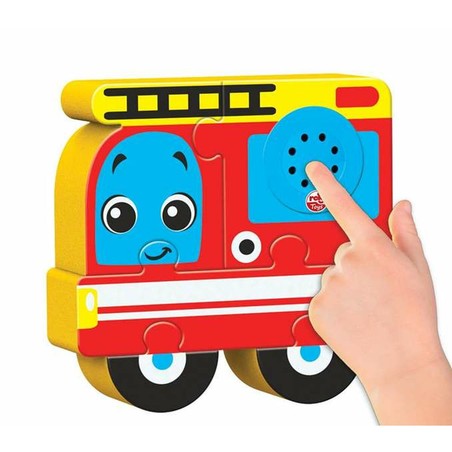 Puzzle de vehículos con sonidos - Reig para niños +1 año
