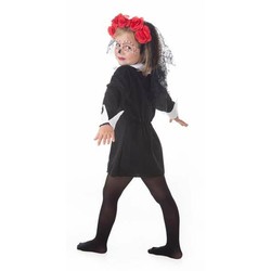 Disfraces niños Catrina para Halloween, vestido y accesorios