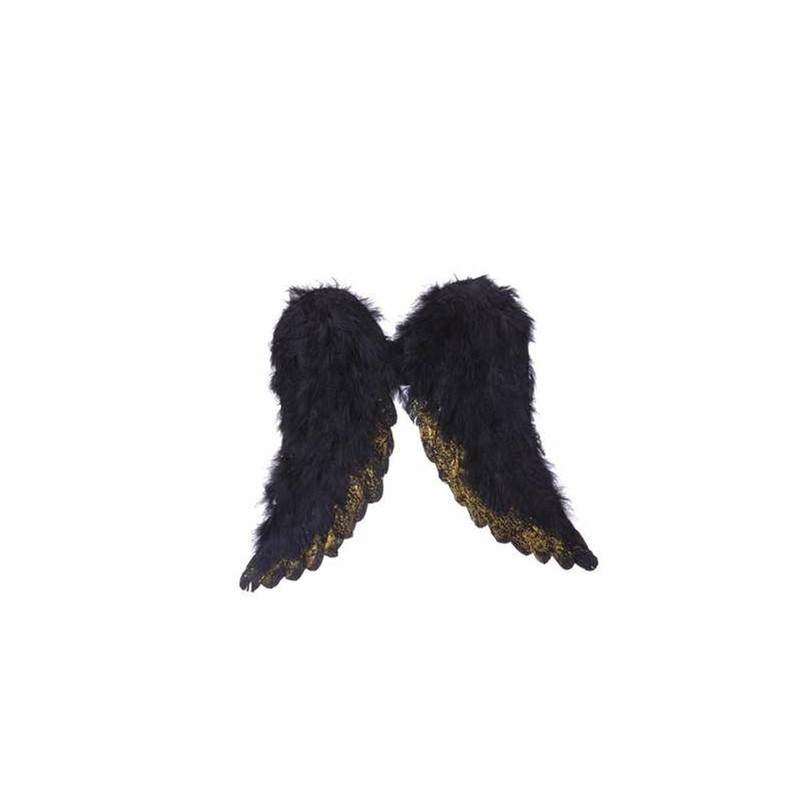 Disfraces niños alas de ángel negras para fiestas