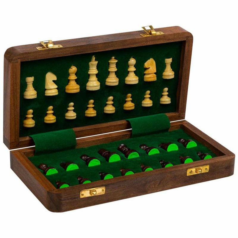 Aprender ajedrez familiar con este set de madera, diversión garantizada