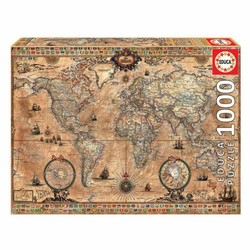 Puzzle Mapamundi 1000 piezas Educa para niños y adultos, ideal para aprender geografía mundial