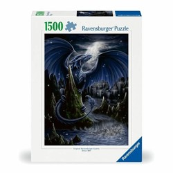 Juguetes construcción niños: Puzzle Ravensburger Dragón Azul 1500 piezas