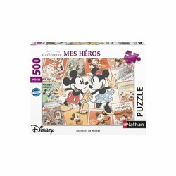 Juguetes construcción niños: Puzzle Nathan Mickey Disney 500 piezas