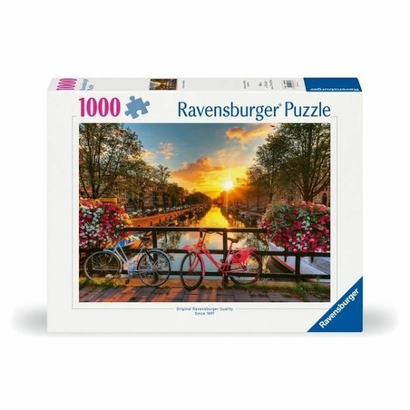 Puzzle 1000 Piezas Ravensburger Bicicletas Ámsterdam