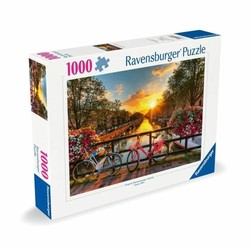 Puzzle 1000 Piezas Ravensburger Bicicletas Ámsterdam 2
