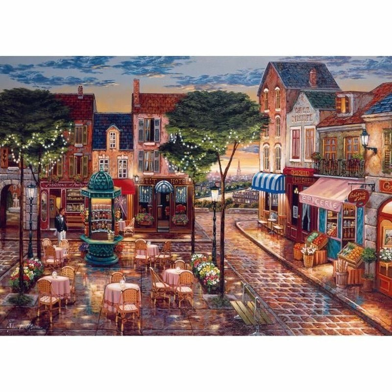 Detalle de piezas de puzzle de cartón resistente Ravensburger