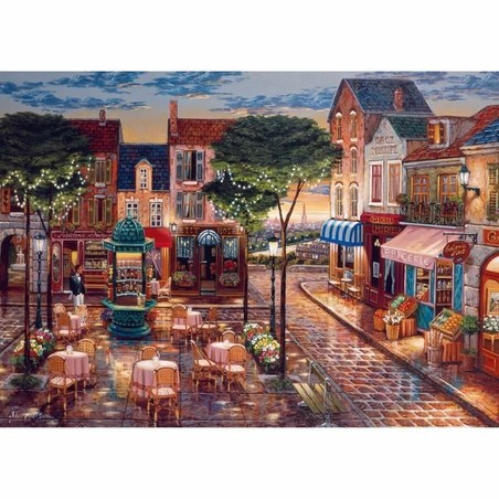 Detalle de piezas de puzzle de cartón resistente Ravensburger