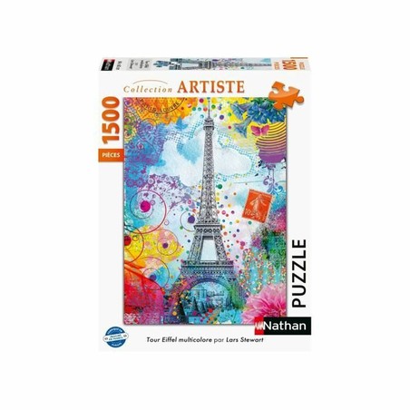 Juguetes construcción niños: Puzzle Nathan Tour Eiffel completo