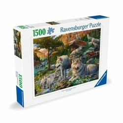 Puzzle Ravensburger Lobos en Primavera, 1000 piezas 2