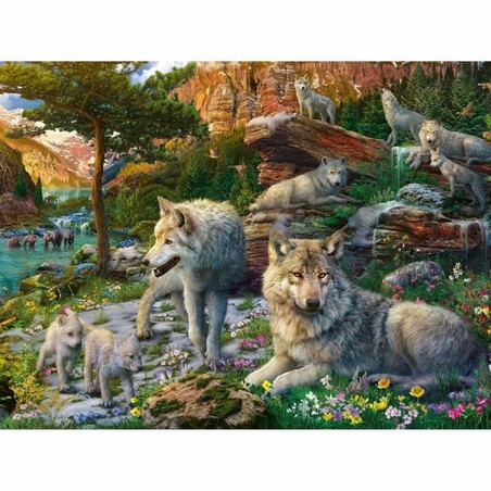 Montaje de puzzle 1500 piezas, desafío Ravensburger