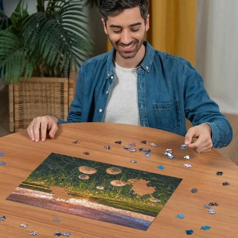 Ocio creativo adultos con puzzle de dientes de león