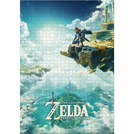 Detalle de piezas del puzzle The Legend of Zelda, alta calidad