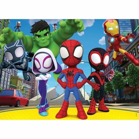 Construcción niños 3 años: Caja del Puzzle Infantil Nathan Spidey.