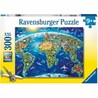 Juguetes construcción niños: Puzzle Ravensburger Mapa Monumentos del Mundo