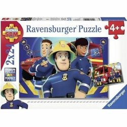 juguetes construcción niños: puzzle Ravensburger Sam el Bombero 2x24 piezas