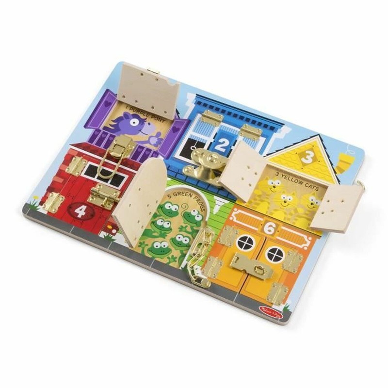 Tablero de Pestillos Melissa Doug Interactivo