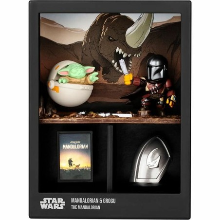 Juguete construcción motricidad fina: Figura Star Wars en pose de acción.