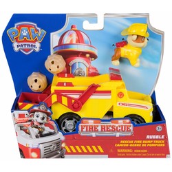 Juguetes construcción niños Paw Patrol Rubble camión rescate 2