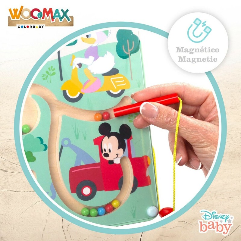 Laberinto de madera Disney con personajes, ideal para desarrollo infantil