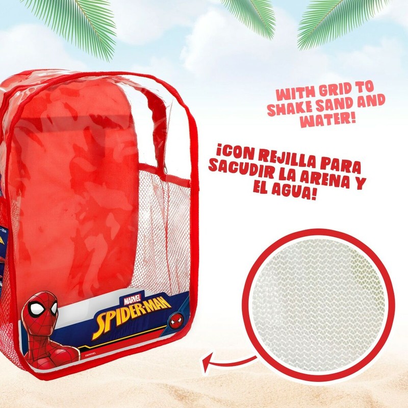 Juguetes de arena apilables bebé con diseño de Spider-Man