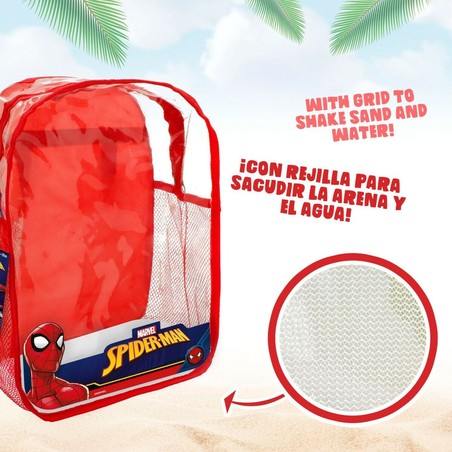 Juguetes de arena apilables bebé con diseño de Spider-Man