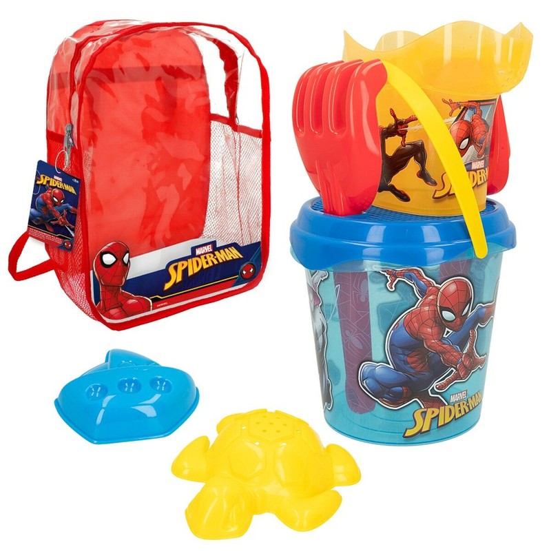Accesorios de playa Spider-Man para diversión creativa infantil