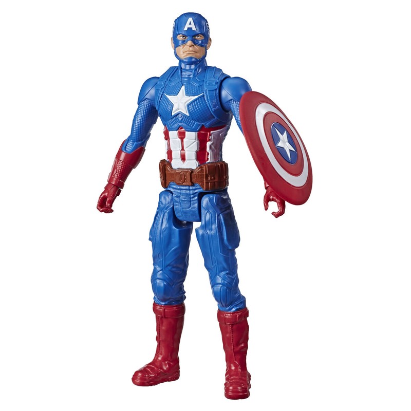 Figura Articulada Captain America Hasbro Titan Hero 30 cm - Compra online en MegaJuguetes