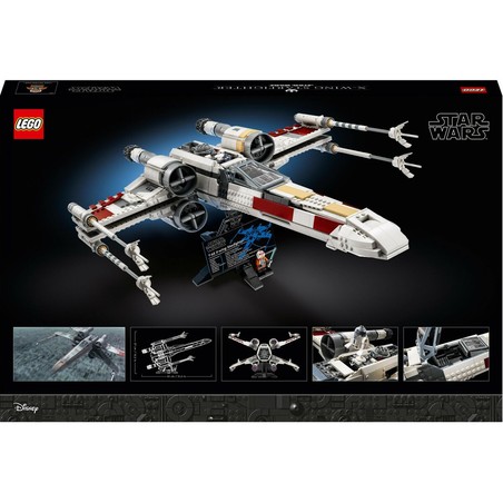 Modelo coleccionable Star Wars X-Wing vista frontal