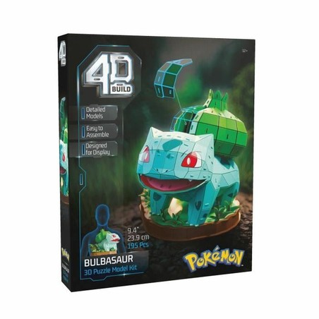 Juguetes construcción niños: Puzzle 3D Pokémon Bulbasaur Spin Master
