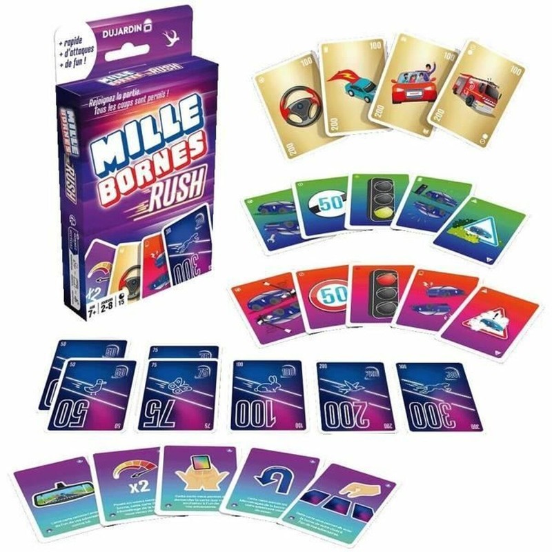 MILLE BORNES RUSH, ideal para juego mesa 4 años y más
