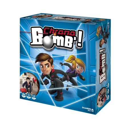 Juegos mesa niños Dujardin Chrono Bomb en acción, con niños jugando y divirtiéndose