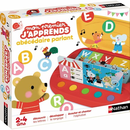 Juegos mesa niños Nathan Abecedair - Aprendizaje francés interactivo