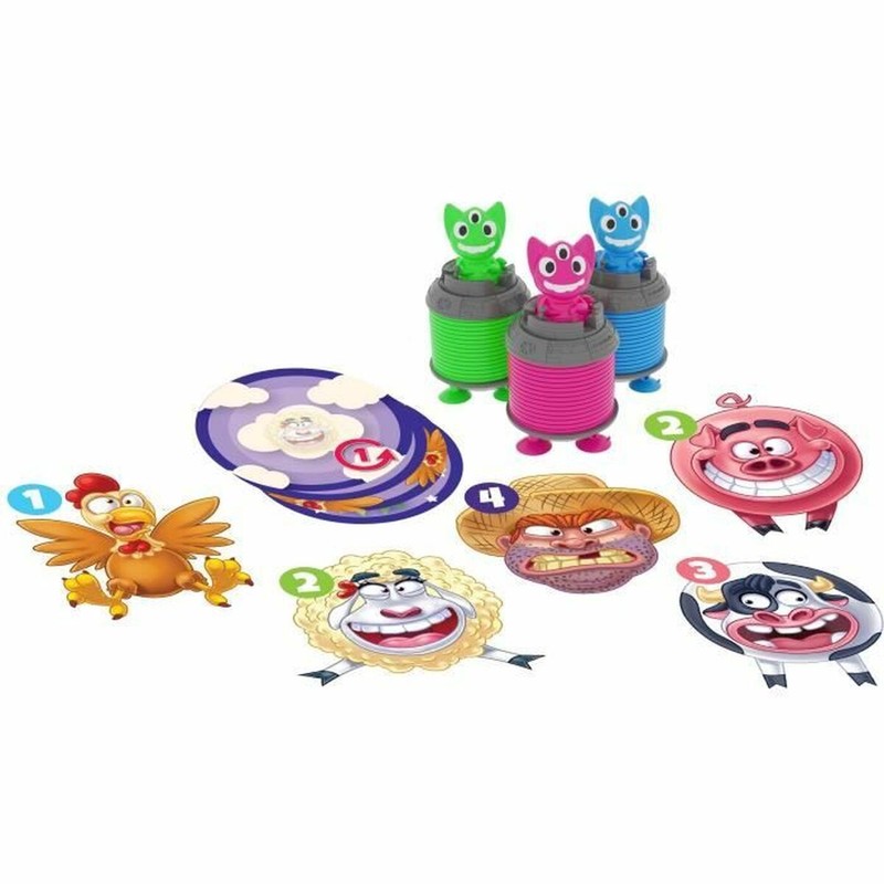 Juego mesa educativo: Niños disfrutando de Alerte aux Martiens y desarrollando habilidades.