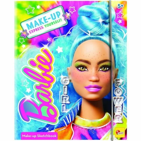 Set de maquillaje Barbie para niños, un completo kit manualidades infantil.