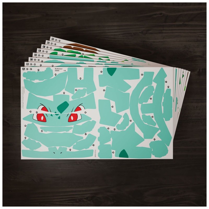 Embalaje original del kit de maqueta Bulbasaur 4D Build