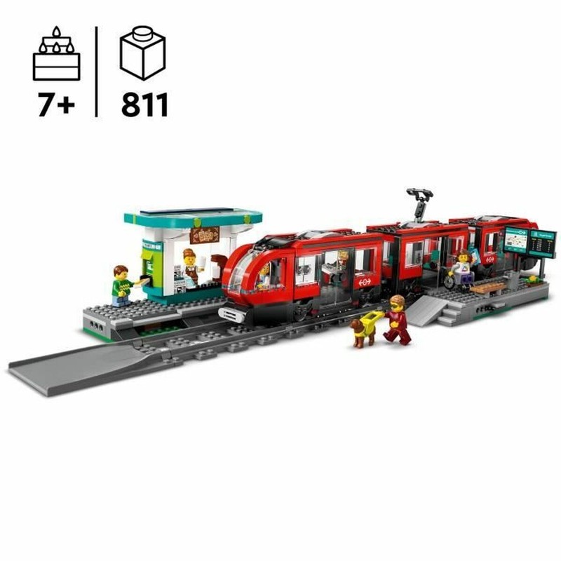 Lego Downtown Tram and Station, estimula la creatividad infantil