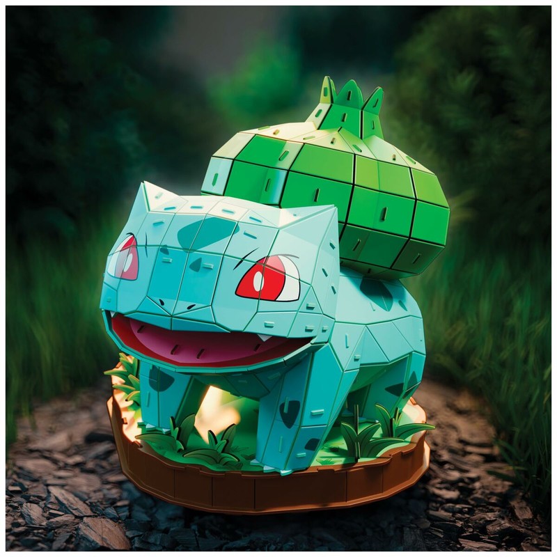 Componentes del rompecabezas 3D Pokémon Bulbasaur