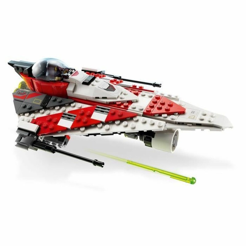 Juguete construcción motricidad fina: ensamblando el Jedi Bob's Starfighter