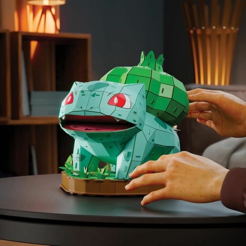 Puzzle 3D Bulbasaur: Construcción creativa para fans