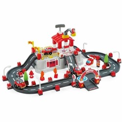 coches juguete niños pista bomberos Ecoiffier con rampas
