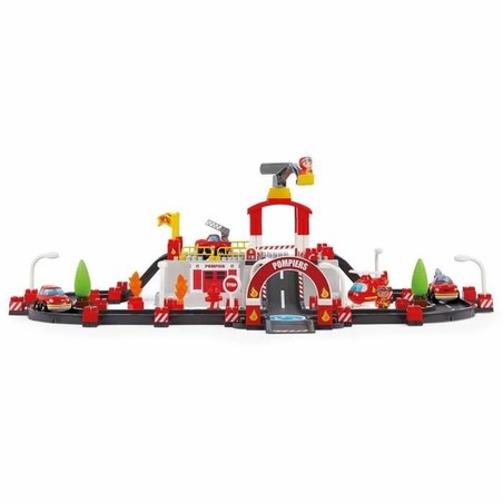 Detalle de rampas y elementos de la pista coches Ecoiffier para niños