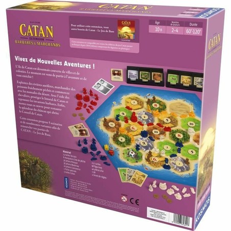 Expansión Catan Bárbaros y Comerciantes juego mesa estrategia
