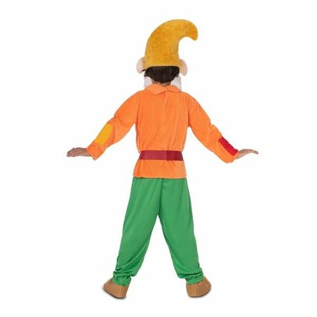 accesorios disfraz enanito: gorro, barba y cubrebotas