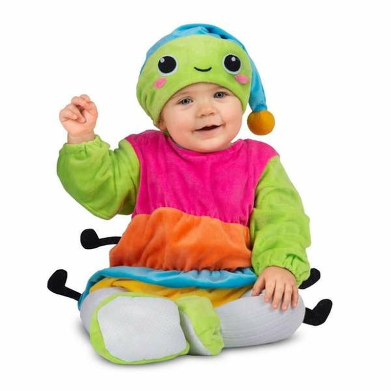 traje carnaval niño gusano suave y seguro para la piel