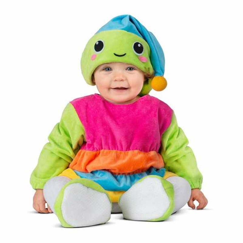 Disfraz de gusano para bebés 24-36 meses, ideal para disfraces niños.