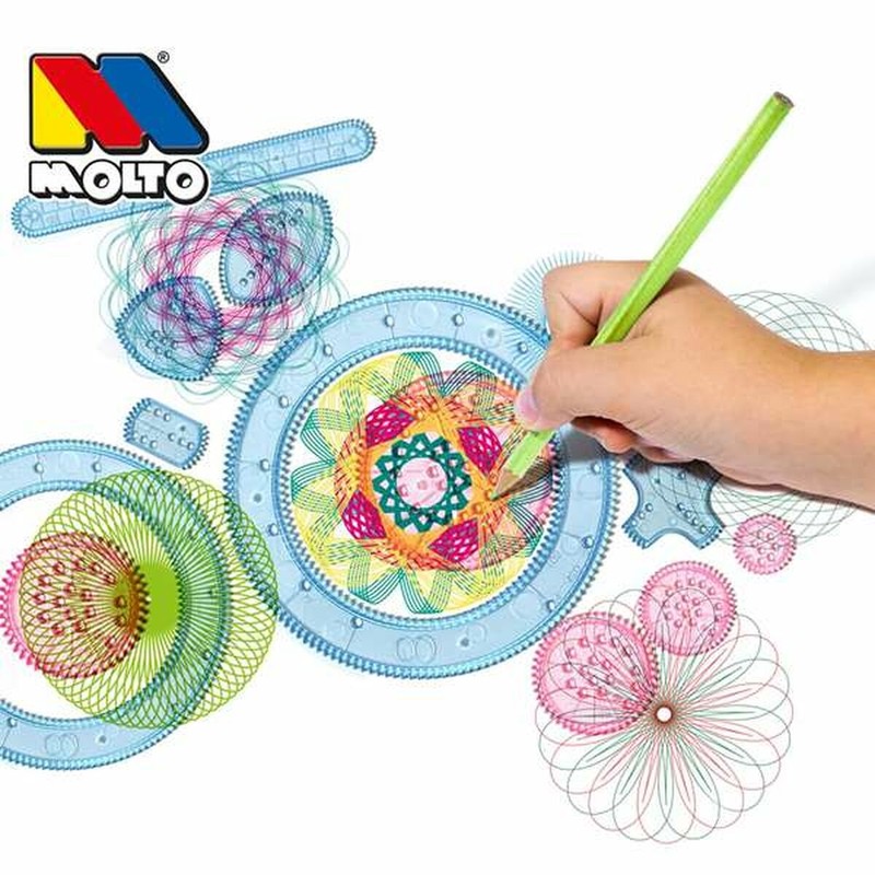 Accesorios de dibujo Moltó para la expresión creativa infantil.