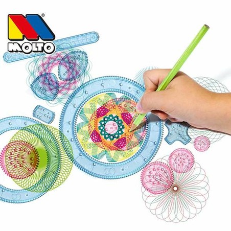 Accesorios de dibujo Moltó para la expresión creativa infantil.