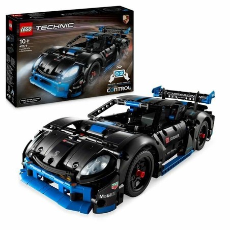 Juguetes construcción niños: Lego Porsche GT4 e-Performance en acción.