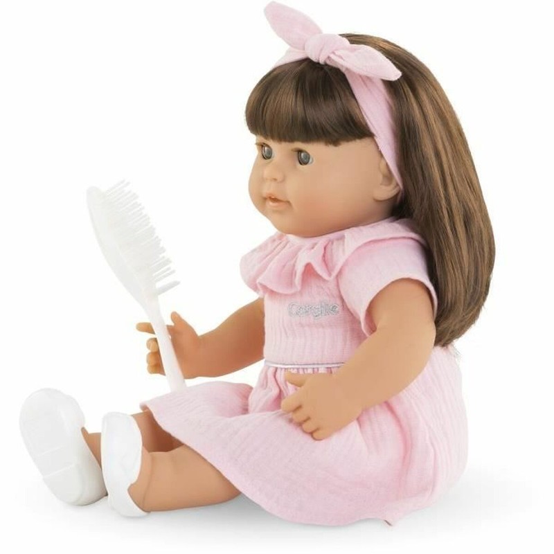 Muñeco francés para niños, Mon Grand Poupon Julie de Corolle, con ropa detallada.